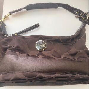 Coach Chocolate Brown Shoulder Bag like New